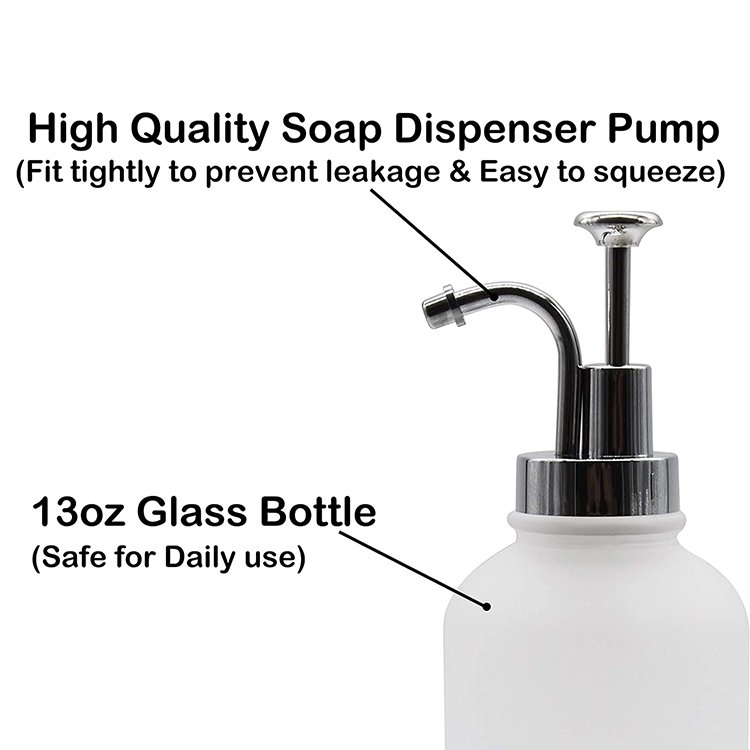 Best Quality Sugar Coffee Syrup Dispenser Glass Bottle Maple Syrup Pump Dispenser Honey for Coffee Bar