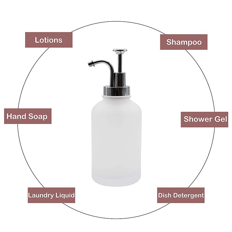Best Quality Sugar Coffee Syrup Dispenser Glass Bottle Maple Syrup Pump Dispenser Honey for Coffee Bar
