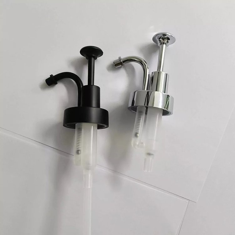 Best Quality Sugar Coffee Syrup Dispenser Glass Bottle Maple Syrup Pump Dispenser Honey for Coffee Bar