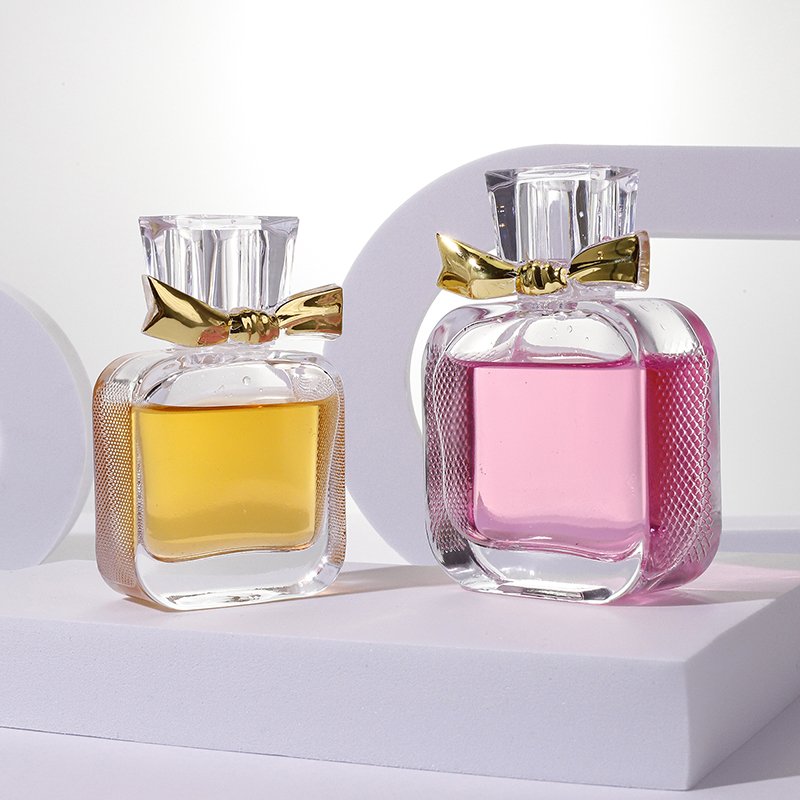 New Design High Quality 50ml Glass Bottle Cosmetic Packaging Empty Spray Bottle 30ml Glass Perfume Bottles