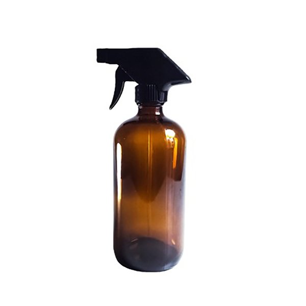 Wholesale Custom Boston Bottles with Stainless Steel Pump Lid Glass Liquor Soap Bottle