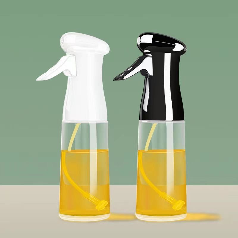 Glass Bottle Sprayer For Cooking Olive Oil Wine , Vinegar Spray 200ml 300ml Bottle Kitchen Storage And Container Oil jar Bottle