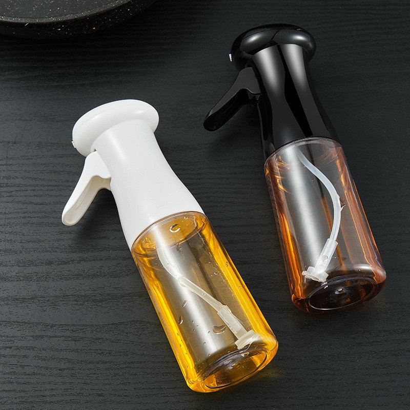 Glass Bottle Sprayer For Cooking Olive Oil Wine , Vinegar Spray 200ml 300ml Bottle Kitchen Storage And Container Oil jar Bottle