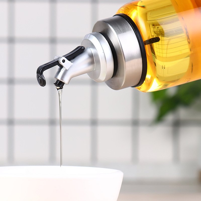 Kitchen Oil dispenser Bottle Oil Pot Dispenser Tea Pot Soy Sauce Bottle Vinegar Glass Bottle