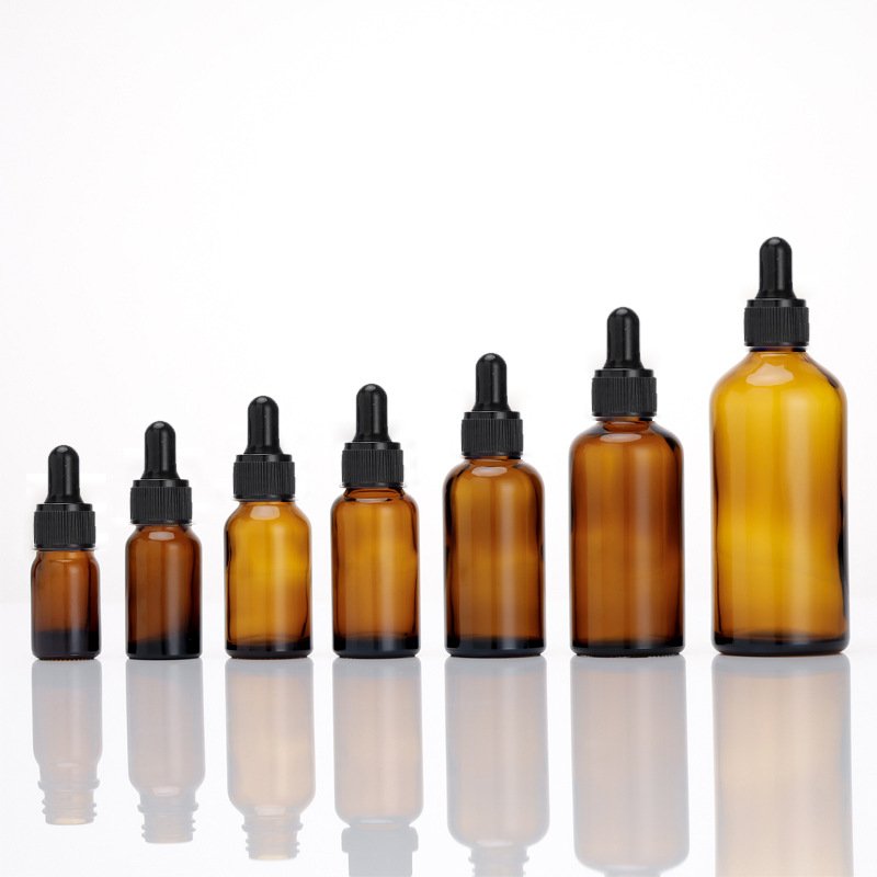 Hot Selling Brown 30ml Dropper Essential Oil Bottle 20ml Glass Bottle