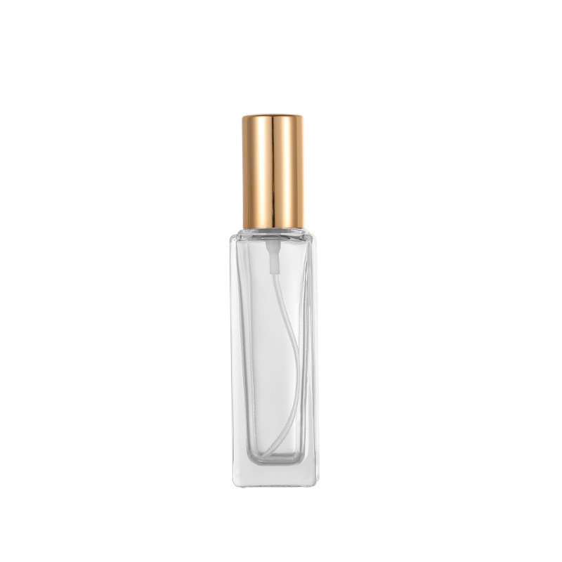 2023 Hot Quality Wholesale Square Perfume Glass Bottle Perfume Separate Bottles