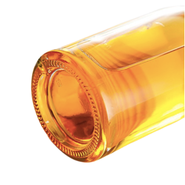 Spirit liquor glass bottle 100ml 200ml 375ml 500 ml 750 ml 1000ml with cork whisky gin vodka Rum Alcohol glass bottle