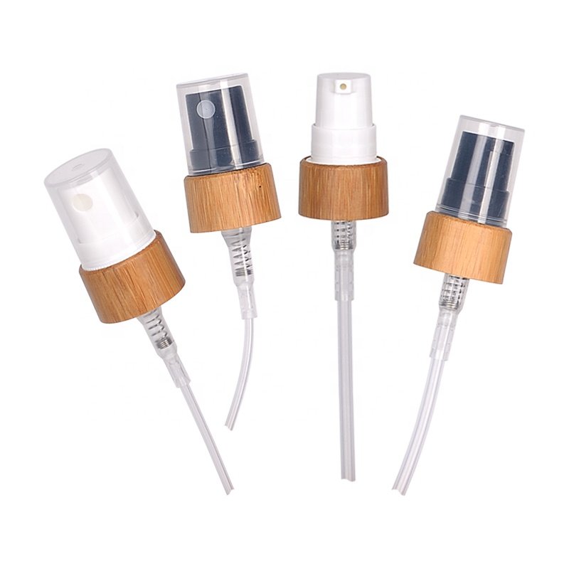 green glass spray bottle 5 ml 10 ml 15 ml 30 ml cosmetic bottle 50 ml 100 ml green glass bottle with bamboo spray mist spray