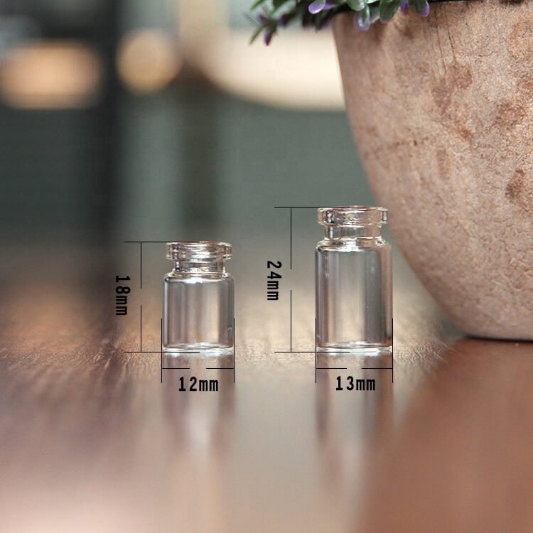 0.5ml 1ml 2ml 3ml 4ml 5ml 6ml 7ml 10ml 12ml 20ml Clear Glass Vial Wishing Bottle with Cork