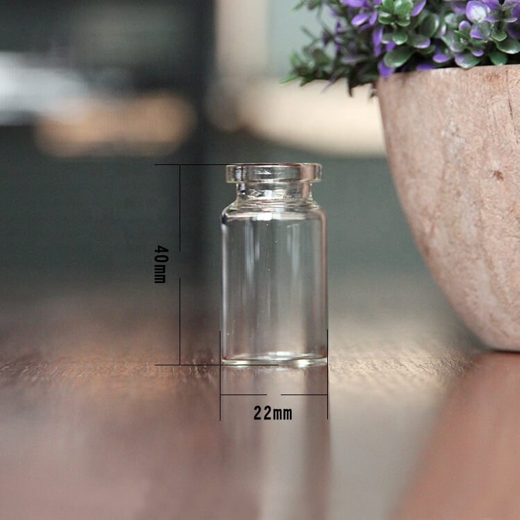 0.5ml 1ml 2ml 3ml 4ml 5ml 6ml 7ml 10ml 12ml 20ml Clear Glass Vial Wishing Bottle with Cork