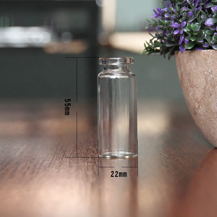 0.5ml 1ml 2ml 3ml 4ml 5ml 6ml 7ml 10ml 12ml 20ml Clear Glass Vial Wishing Bottle with Cork