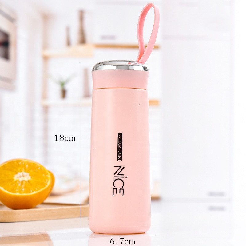 Factory Wholesale 400ML Luxury Drinking School Blue Glass Bottle Water