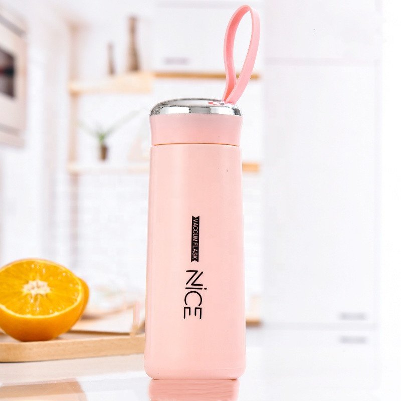 Factory Wholesale 400ML Luxury Drinking School Blue Glass Bottle Water