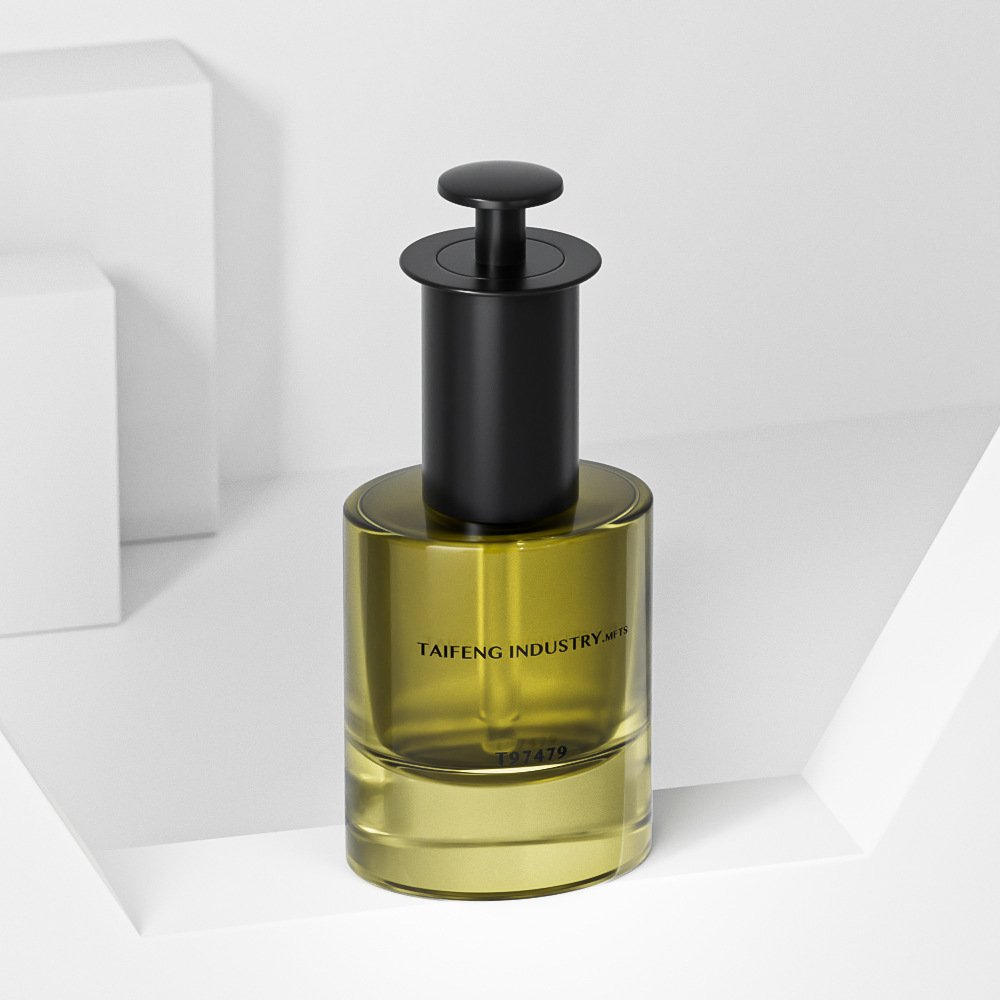 Hot sale 30ml Stock mulri-color Premium Frosted Green Cosmetics Oil Dropper Dropper Bottle Refined Oil Bottle