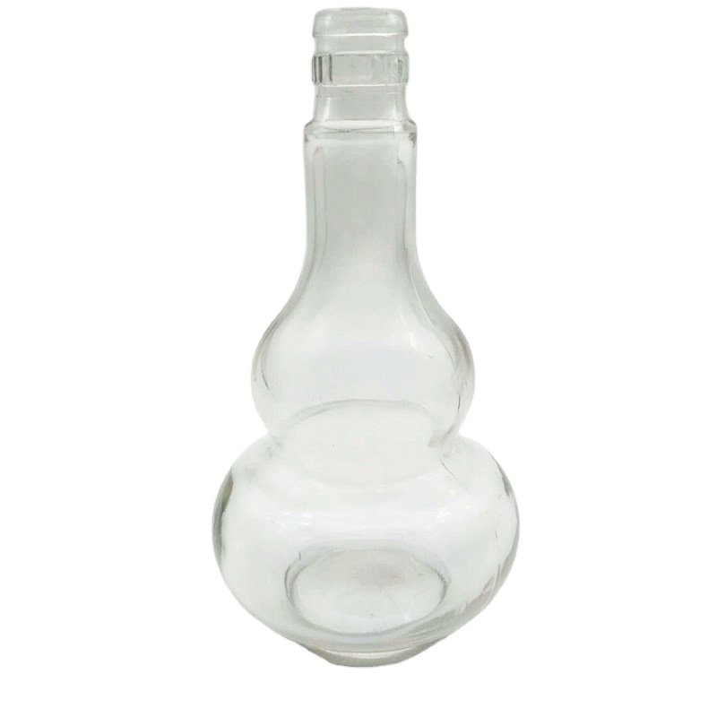 Wholesale gourd shape wine glass bottle for liquor made in China