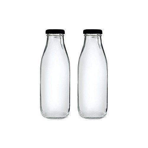 Unique Quality Of Clear Transparent Glass Bottles With Metal Cap 750ml Glass Bottles Milk Bottle Customized Size Bulk Quantity