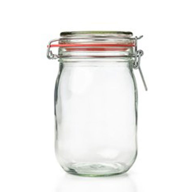 Empty 240Ml 250Ml 370Ml Glass Honey Container Sweet Preserve Round Seasoning Glass Bottle Jar Chili Sauce With Twist-Off Lug Lid