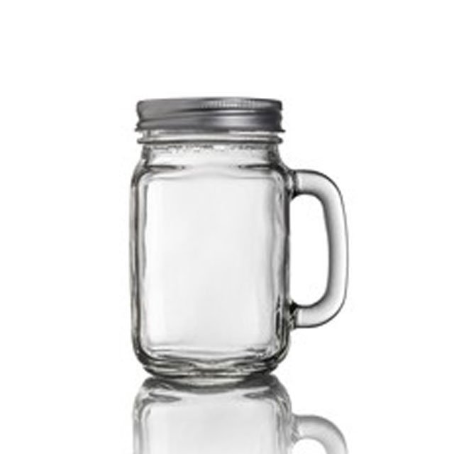 Empty 240Ml 250Ml 370Ml Glass Honey Container Sweet Preserve Round Seasoning Glass Bottle Jar Chili Sauce With Twist-Off Lug Lid