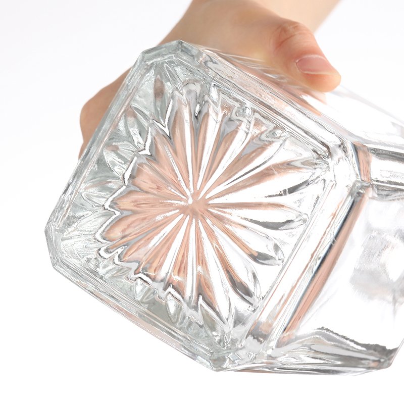 Rich factory custom design clear empty 750ml 500ml vodka liquor gin glass bottle