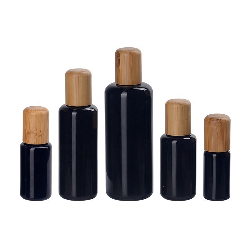 ultra violet glass bottle 10 ml 15 ml 30 ml 50 ml 100 ml black glass essential oil bottle