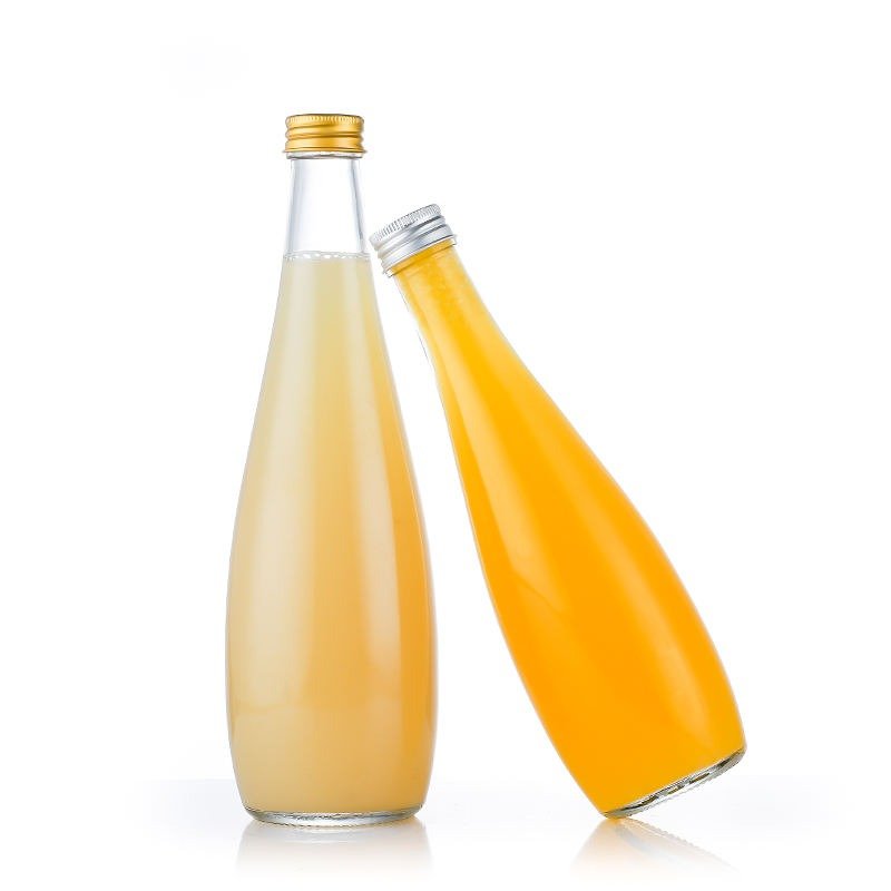 Durable Eco Friendly Reusable Glass Beverage Bottles For Juice Smoothies