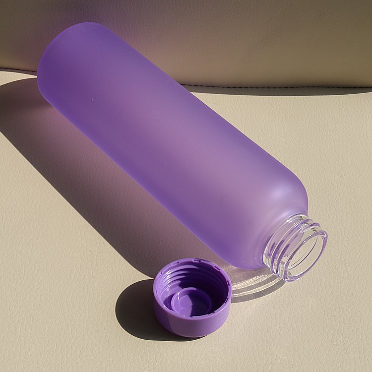Custom Colorful Silicone Coating Borosilicate Glass Water Bottle - Eco-Friendly and Durable