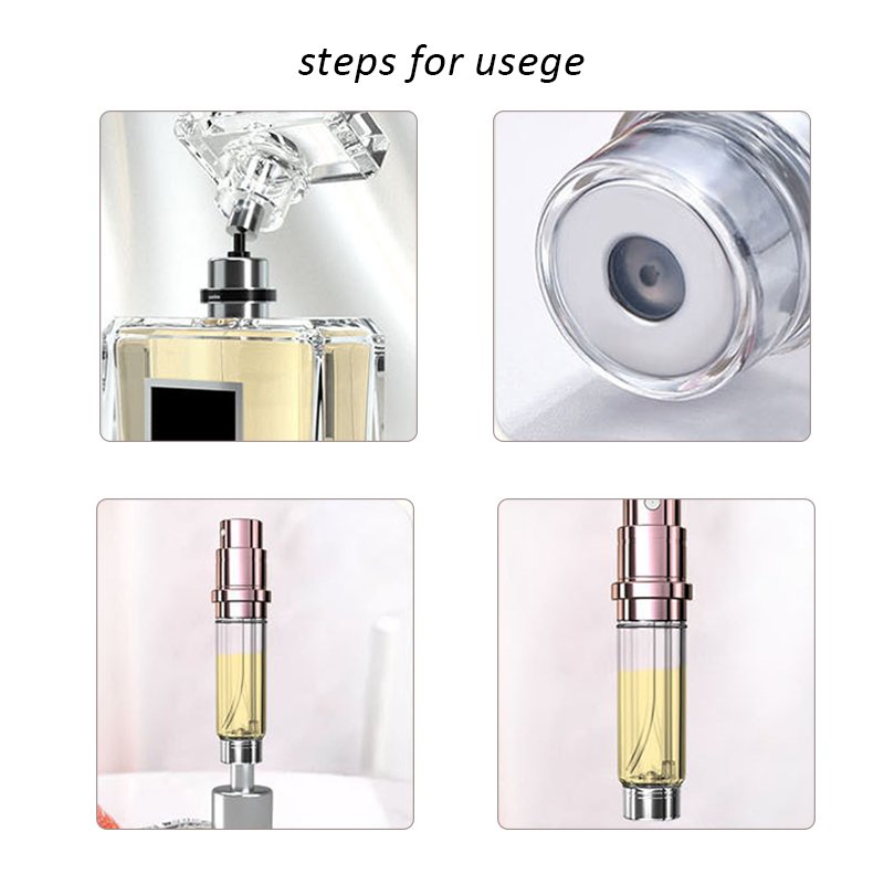 Travel refillable perfume bottle glass spray portable mini refillable 5ML Perfume Atomiser Perfume Atomizer Bottle Refillable