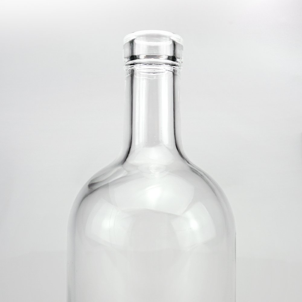 Fashion Design Glass Bottle High End 700ml Super Flint Clear Empty Vodka Glass Bottles