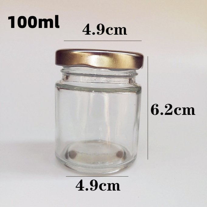 Free Sample 25 Ml Jam Glass Jars 1 Oz Wholesales Honey Jar 25ml Mini Glass Bottle