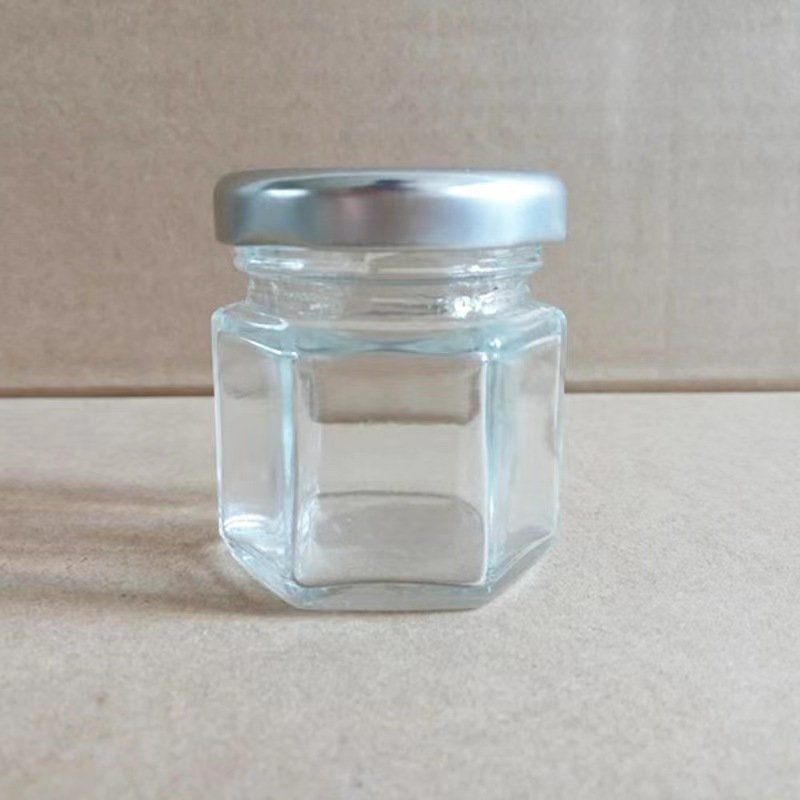 Free Sample 25 Ml Jam Glass Jars 1 Oz Wholesales Honey Jar 25ml Mini Glass Bottle