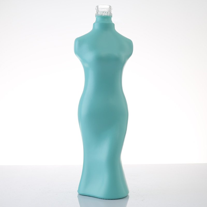 Glass Liquor Bottle Body Shape Glass Bottle for Liquor Unique Fancy Spirits Women Custom Design 250ml 500ml 750ml Cosmetic