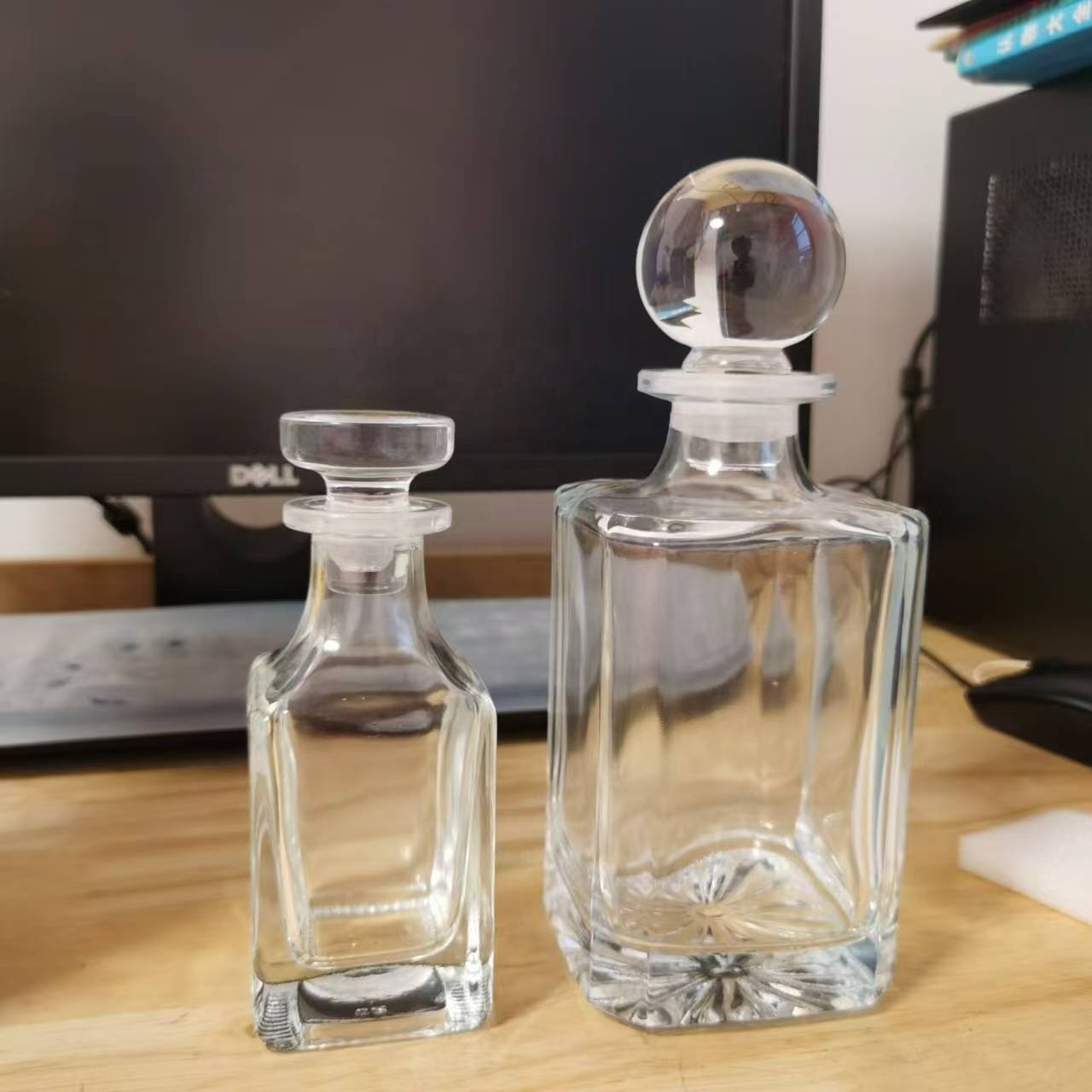 3oz 8oz 15oz 33oz Big Attar Perfume Oil Display Decanter Glass Bottles