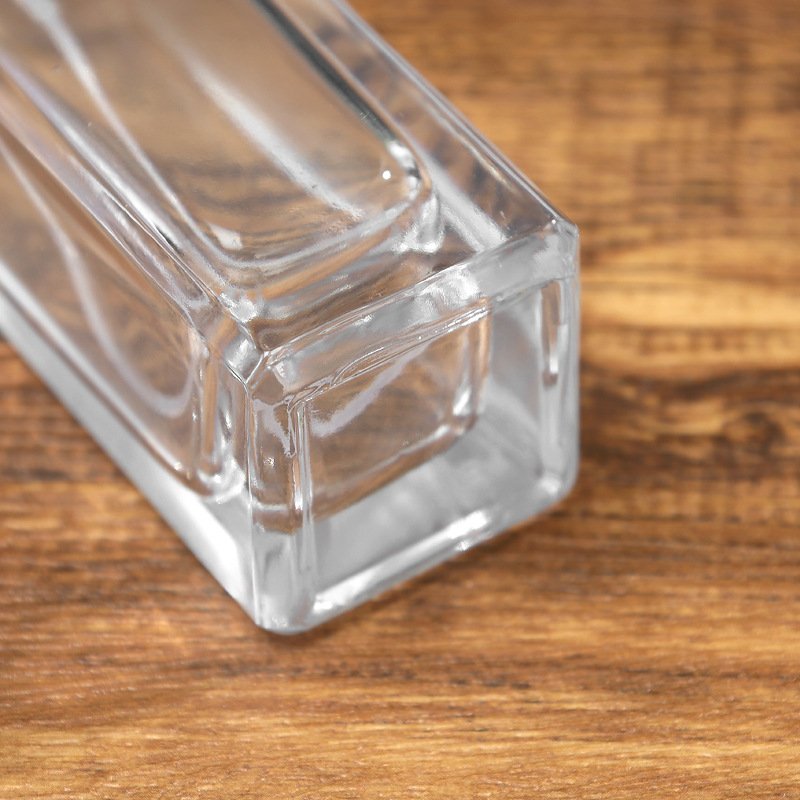 Glass Perfume Bottle Cosmetic Crystal Travel Oem Custom Size Mini 30ml 50ml Acrylic Customized PUMP Sprayer Clear Shampoo Bottle