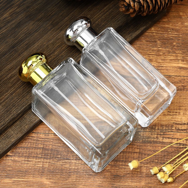 Glass Perfume Bottle Cosmetic Crystal Travel Oem Custom Size Mini 30ml 50ml Acrylic Customized PUMP Sprayer Clear Shampoo Bottle