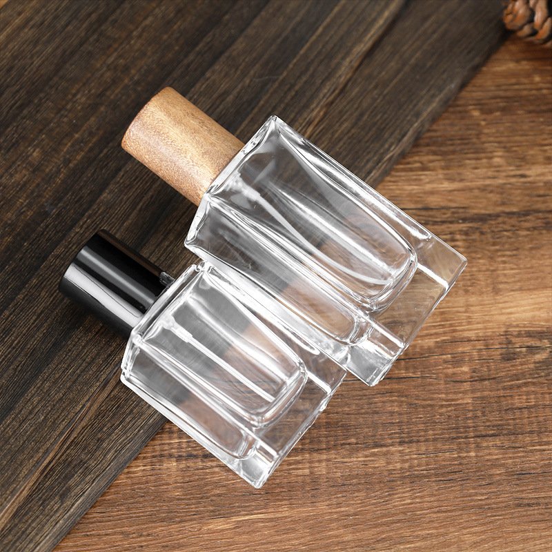 Glass Perfume Bottle Cosmetic Crystal Travel Oem Custom Size Mini 30ml 50ml Acrylic Customized PUMP Sprayer Clear Shampoo Bottle