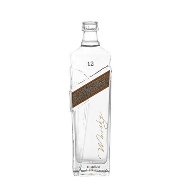 700ml Premium Flint Frosted Spirits Liquor Gin Vodka Glass Bottle With Guala Cap or Bar Top