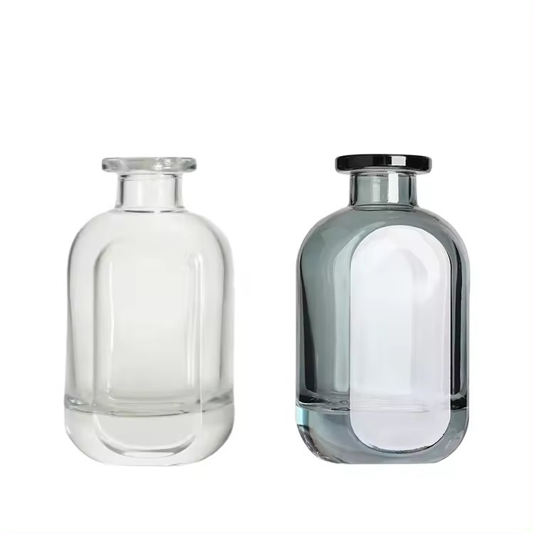 50ml 150ml 250ml semi-transparent black Glass Diffuser Bottle 100 ml Aromatherapy Jar Air Freshener Fragrance Diffuser Bottles