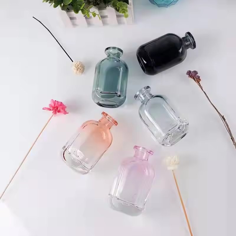 50ml 150ml 250ml semi-transparent black Glass Diffuser Bottle 100 ml Aromatherapy Jar Air Freshener Fragrance Diffuser Bottles