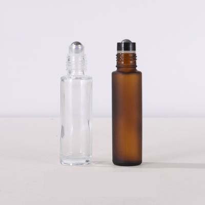 New type glass bottle with bamboo lid roller bottle for essential oils 15 ml roll on bottle