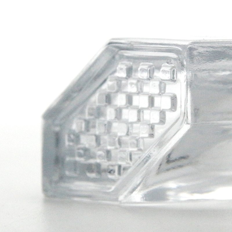 Wholesale stylish 30ml empty nice heavy bottom aluminium nozzles fine mist spray glass decant perfume bottles of parfum