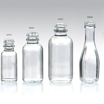 cosmetic glass bottle