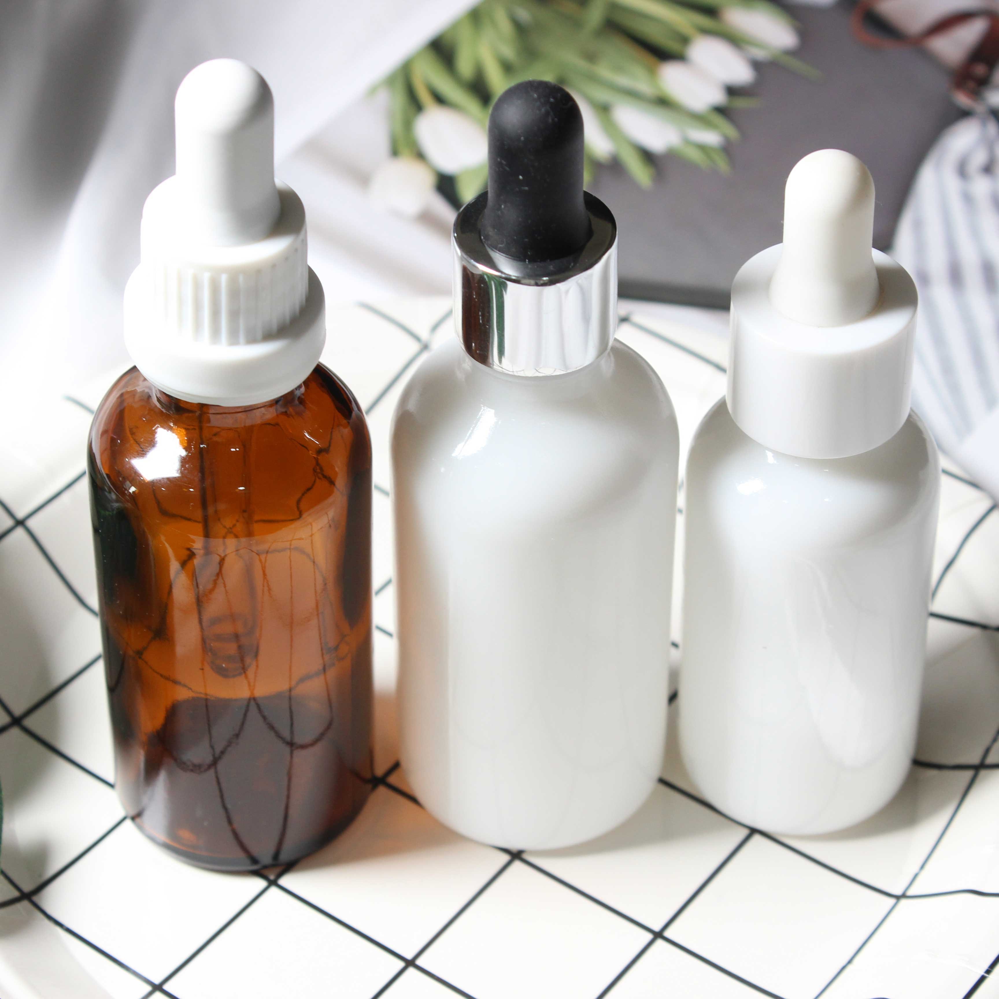 Manufacture Dropper glass bottle Face Cream/lotion Essential Oil Bottles Cosmetic Packaging Dropper Glass Bottle