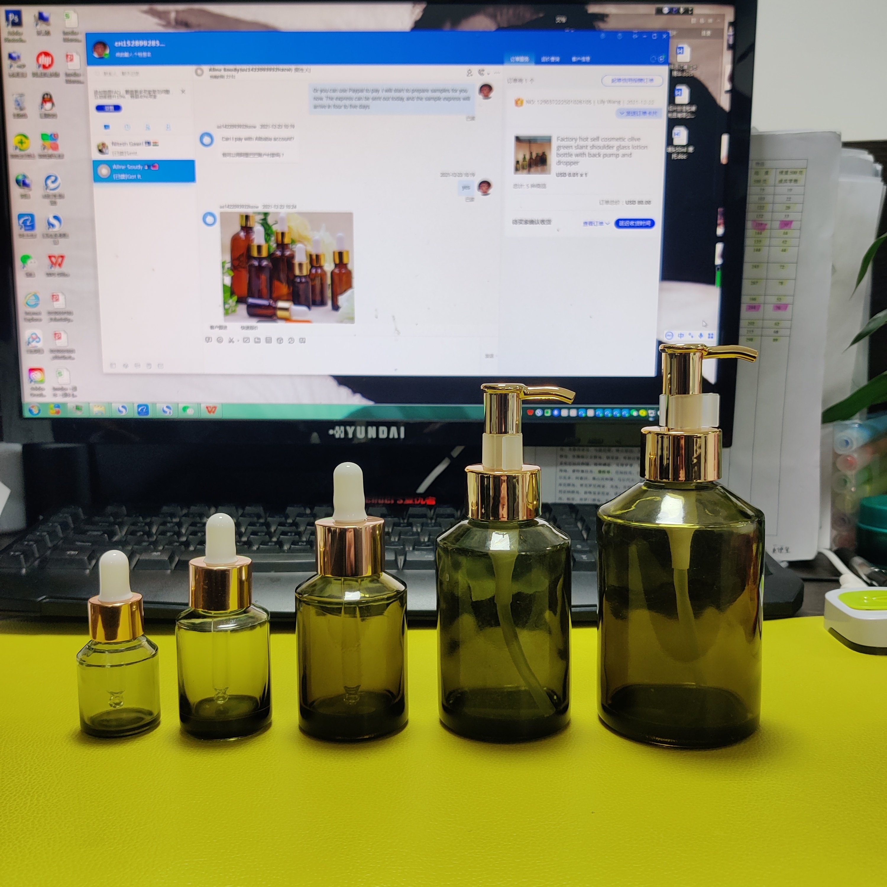 Low MOQ 250ml/500ml/750ml/1000ml dark green square olive oil tea oil bottle fermentation bottle walnut oil glass bottle