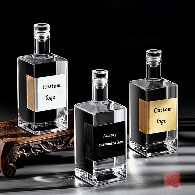 High quality ODM/OEM glass bottles 750ML manufacturers wholesale whiskey bottles hot selling spirit glass bottles
