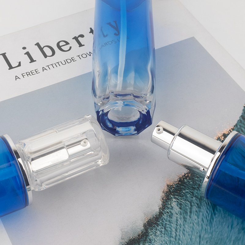 cosmetic packaging set clear empty skincare containers 120ml100ml40ml lotion glass bottle 50g30g cream jar glass bottle