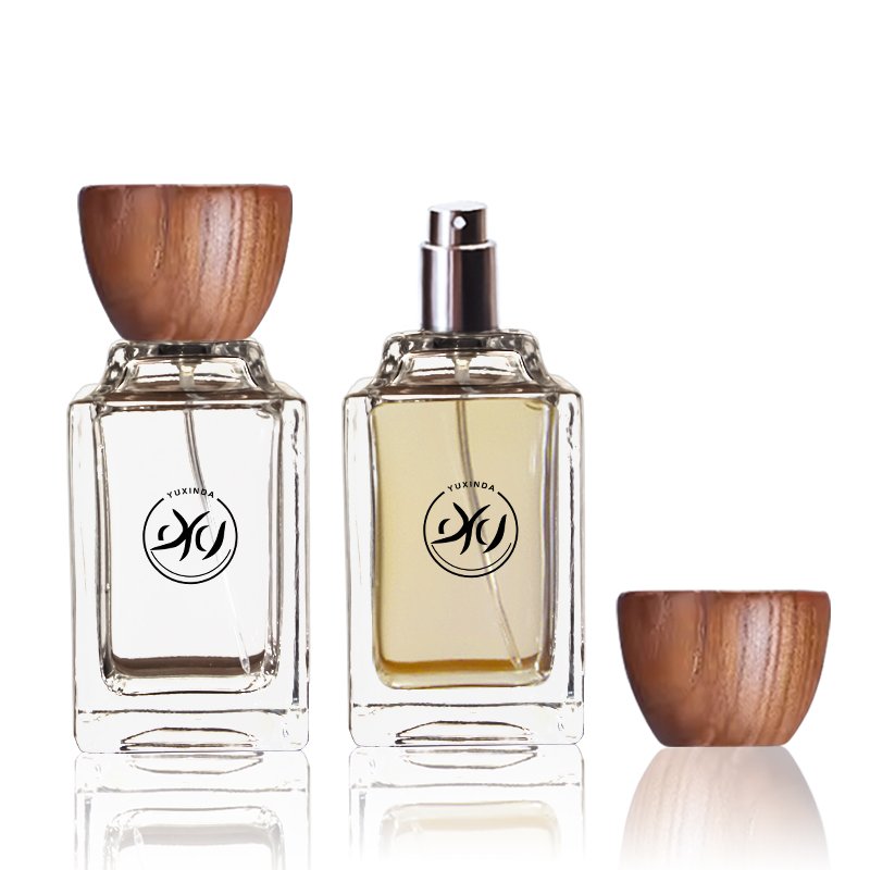 Luxury Woman 30ml 50ml 100ml Square Spray Perfume Glass Bottle 100ml Wholesale Perfume Bottles With Box