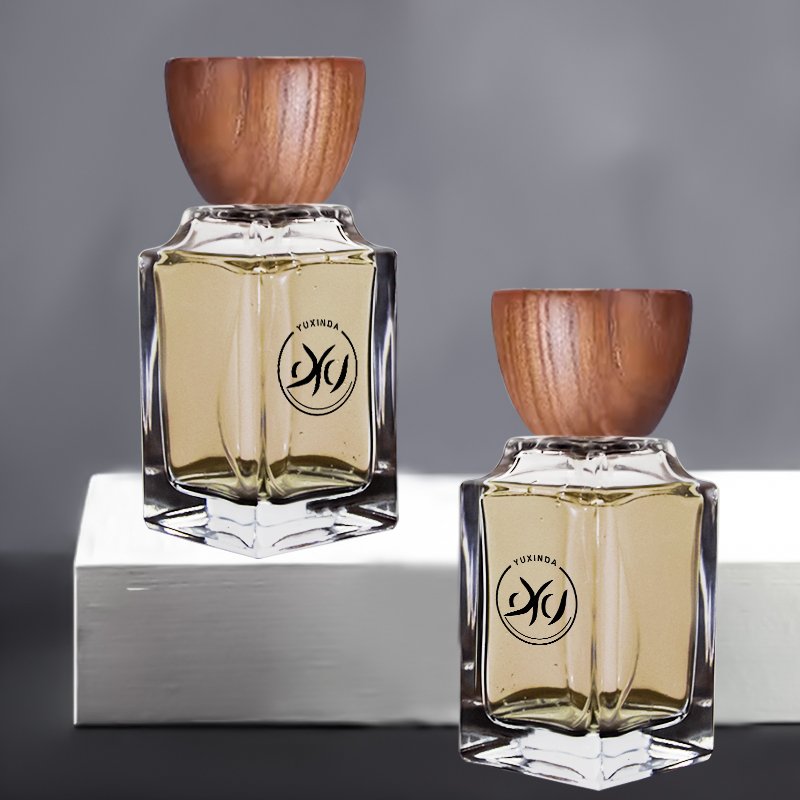 Luxury Woman 30ml 50ml 100ml Square Spray Perfume Glass Bottle 100ml Wholesale Perfume Bottles With Box