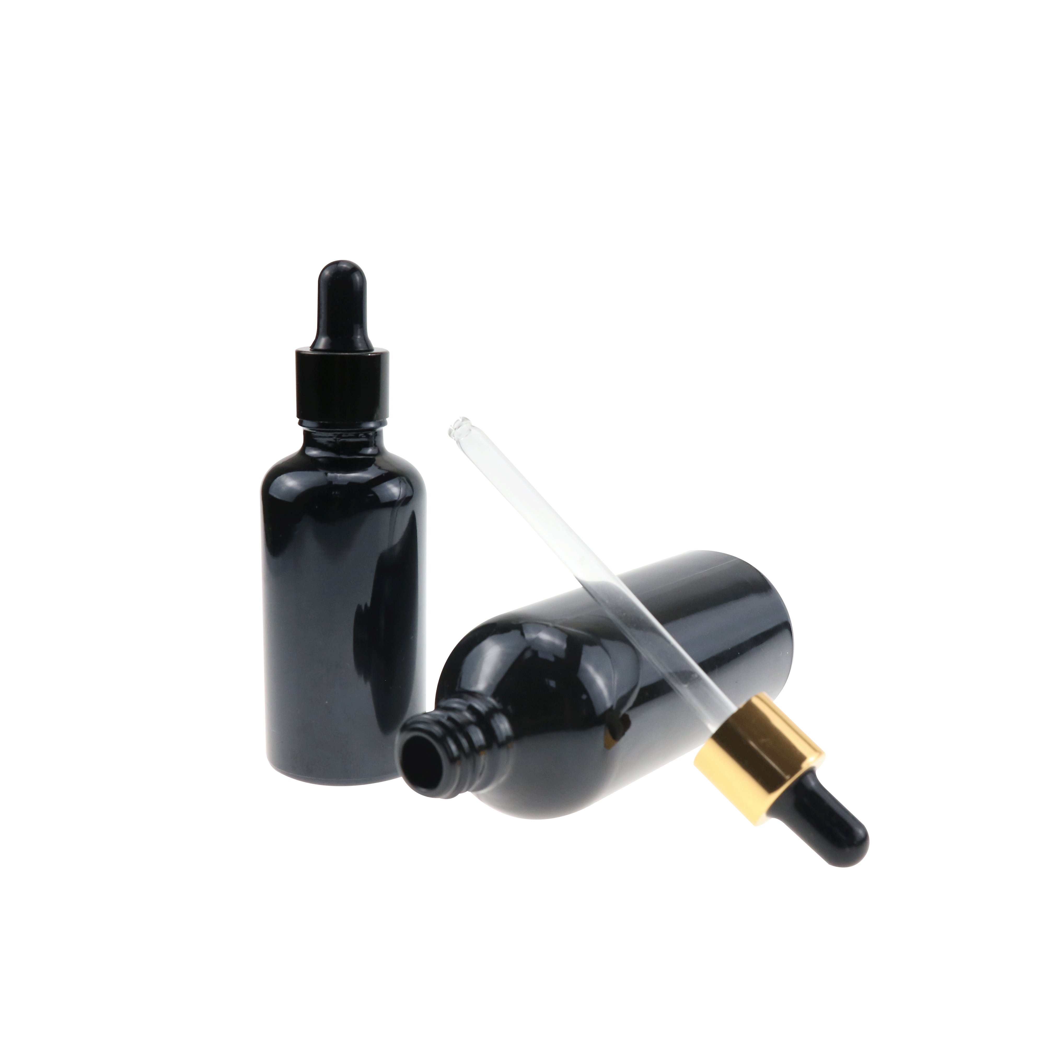 10ml 15ml 20ml 30ml 50ml 60ml 100ml black glass bottle with black dropper round bottle of good quality stock bottels