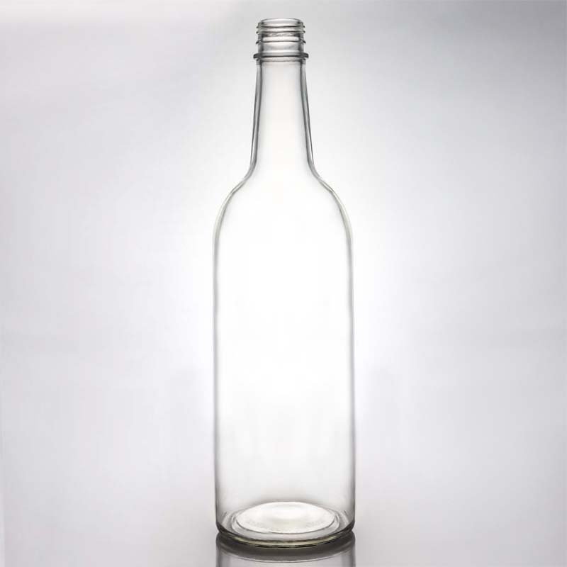 700ml 750ml 1000ml Wholesale Glass Liquor Bottles Glass Bottle Packaging For Brandy Or Whisky Or Rum With Screw