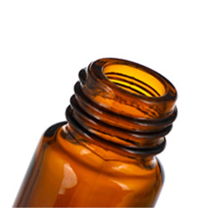Essential Oil Roll on Glass Bottle Amber with Bamboo Lid and Plastic Steel Roller Cosmetic Hot Stamping Screw Cap 5ml 10ml 15ml